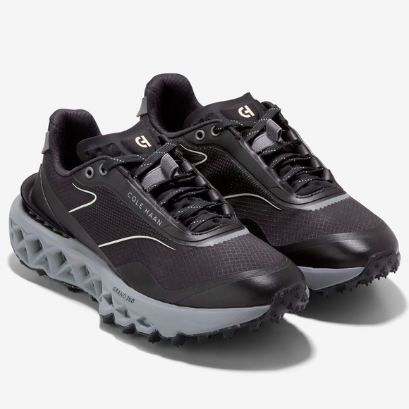 Cole Haan Shoes - Cole Haan All-Terrain Sneakers Black Mesh Leatherstorm 8 NWT